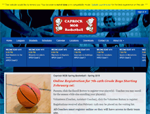 Tablet Screenshot of caprockmob.com